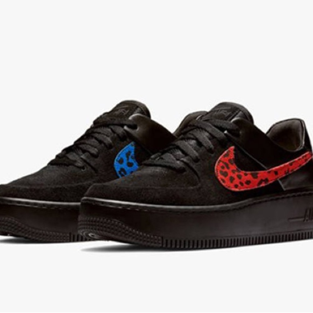 Nike Air Force Sage Low Premium "Black Leopard"